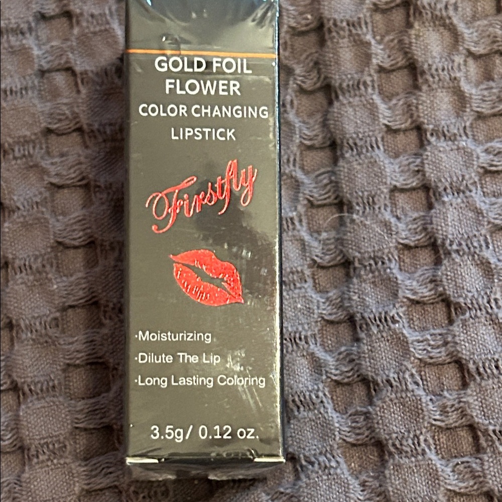 Firestfly Gold Foil Flower Color Changing Lipstick